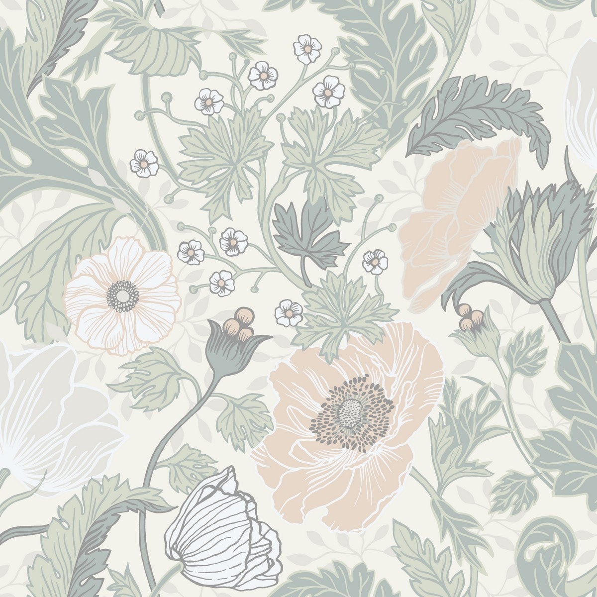Tapet Apelviken Anemone 33000