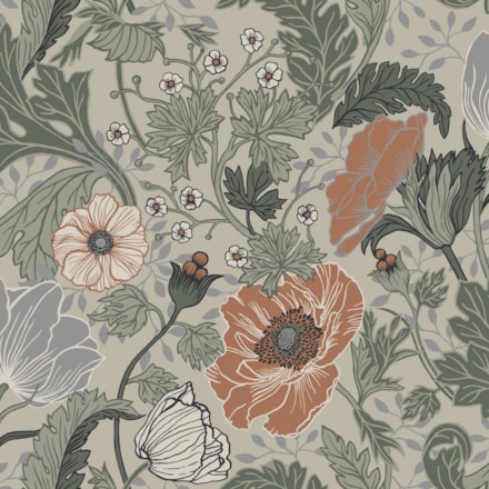Tapet Apelviken Anemone 33001