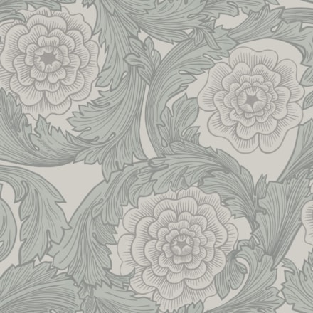 Tapet Blomstermåla Rosa 51008