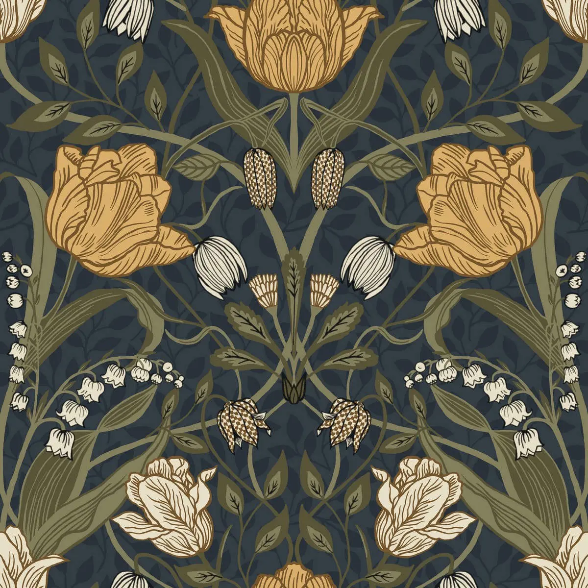 Tapet Grönhaga Filippa 44106