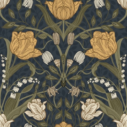 Tapet Grönhaga Filippa 44106