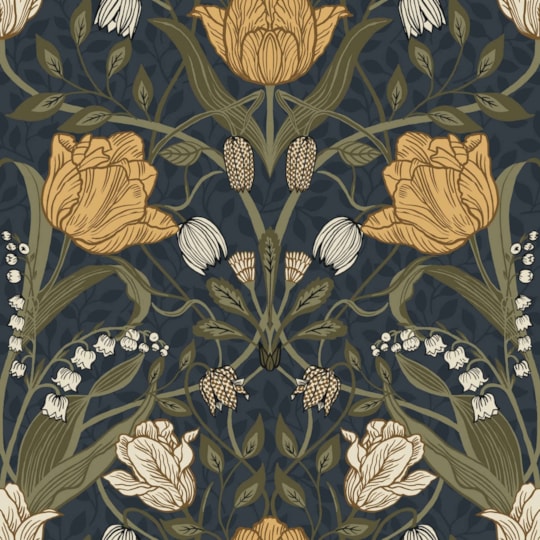 Tapet Grönhaga Filippa 44106