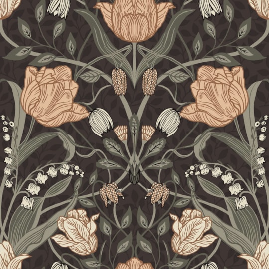 Tapet Grönhaga Filippa 44107