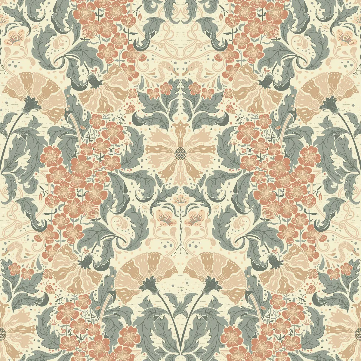 Tapet Hjärterum Öjvind 83116