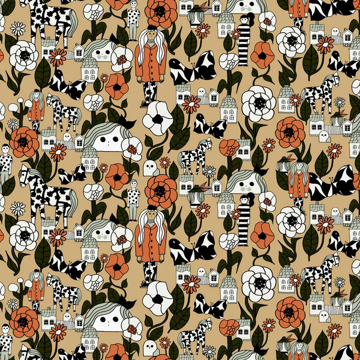 Tapet Marimekko 6 Marikyla 25165