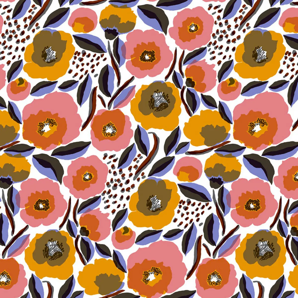 Tapet Marimekko 6 Rosarium 25155