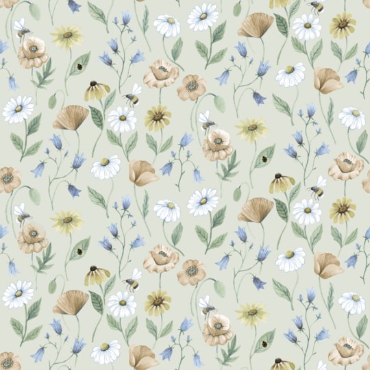 Tapet Rosenlycka Blåklocka 43103