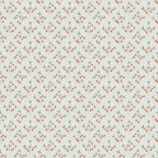 Tapet Rosenlycka Jordgubbar 43123