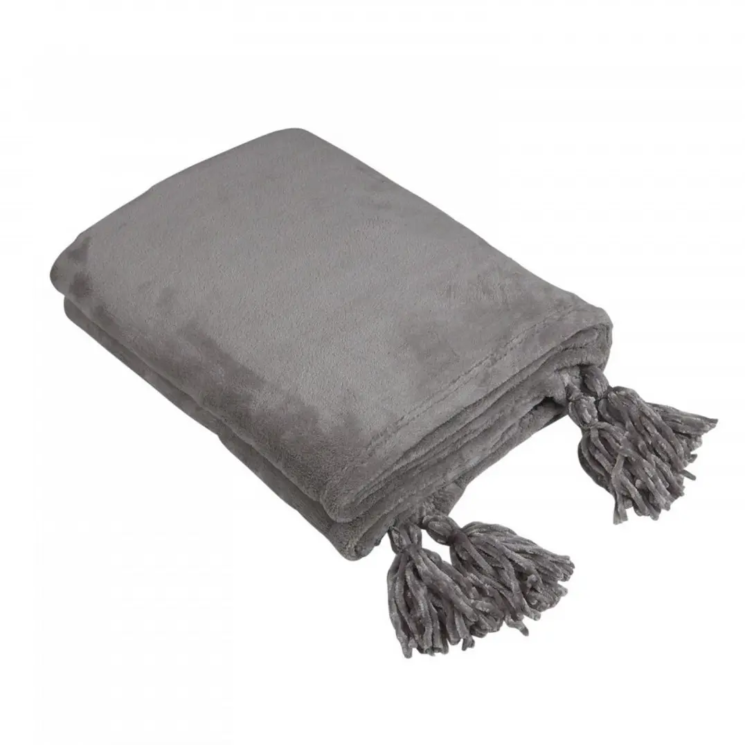 Pläd Noah Ljusgrå, 150x130cm
