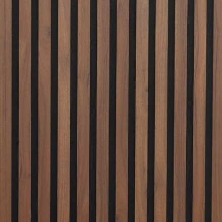 Akustikpanel 12 Ribbor 2780x615x20mm, Valnöt