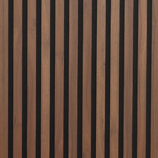 Akustikpanel 12 Ribbor 2780x615x20mm, Valnöt