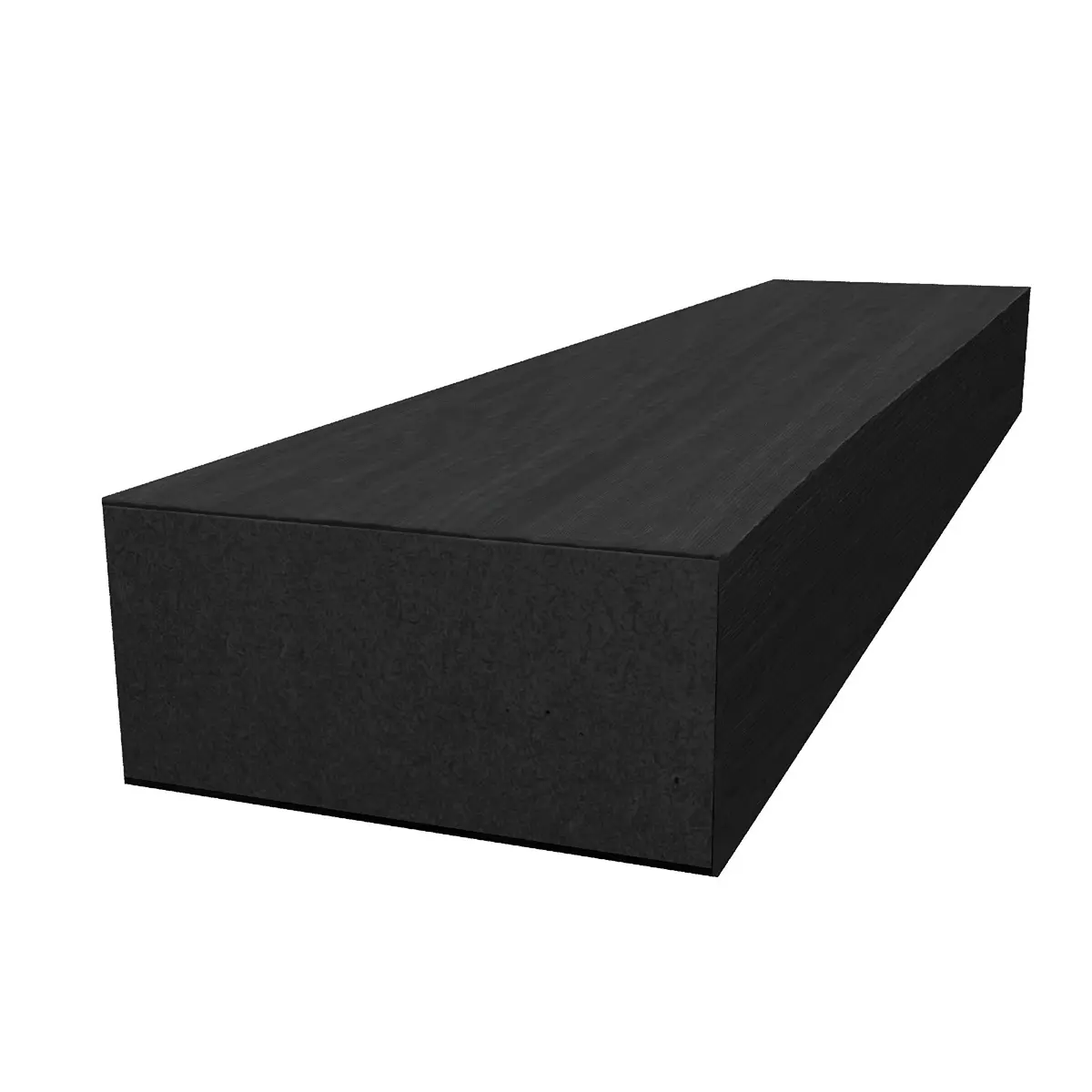 Avslutningslist Svart Ek, 20mm, 2800x31mm