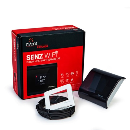 Golvtermostat Senz Wifi Med Touch, Svart