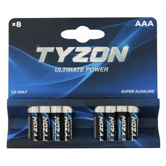 Batteri Tyzon Alkaline, AAA, 8st