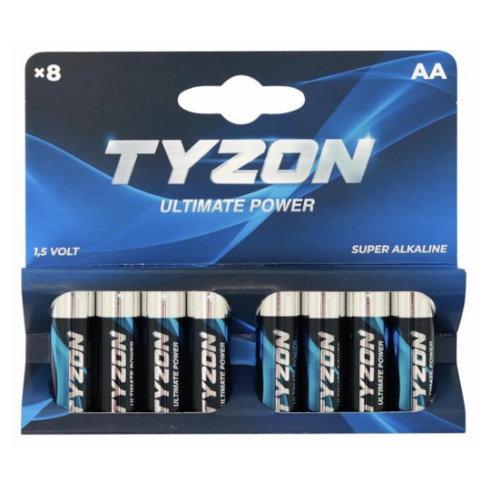 Batteri Tyzon Alkaline AA, 8st