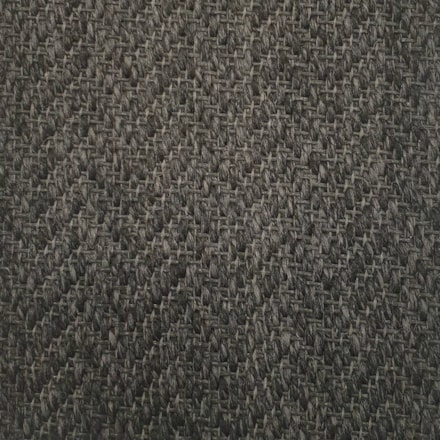 Heltäckningsmatta Herringbone 40 400cm, Mörkgrå