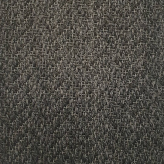 Heltäckningsmatta Herringbone 40 400cm, Mörkgrå