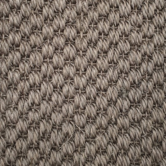 Heltäckningsmatta Sisal Hampa 9018 400cm, Grå