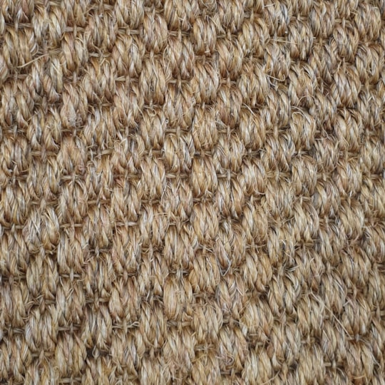 Heltäckningsmatta Sisal Hampa 9042 400cm, Ljusbeige