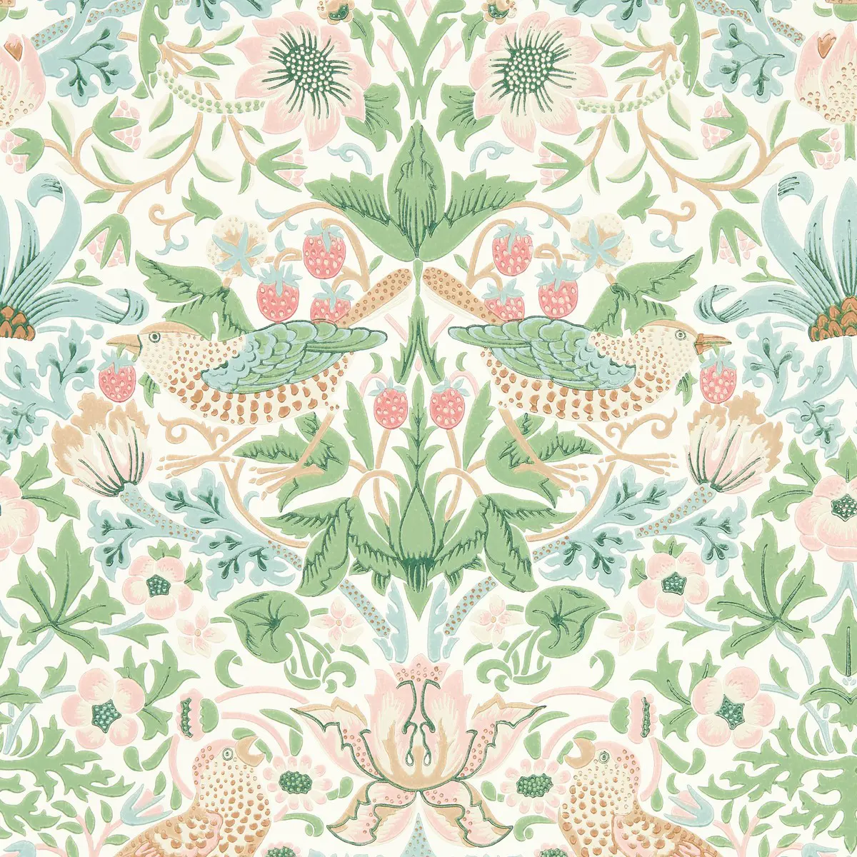 Tapet Amoret Simply Strawberry Thief Msim217061