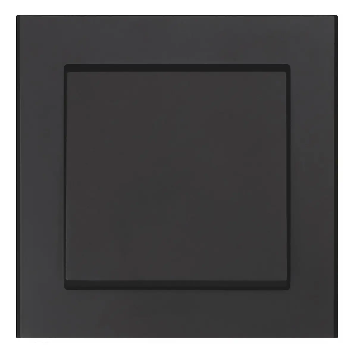 Strömbrytare Optima Tryck, Svart