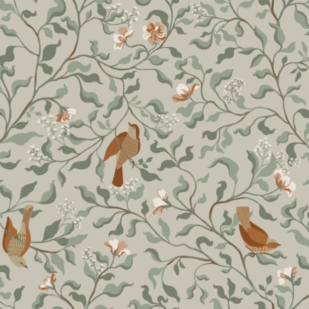Tapet Flora Josefin Beige 534-01