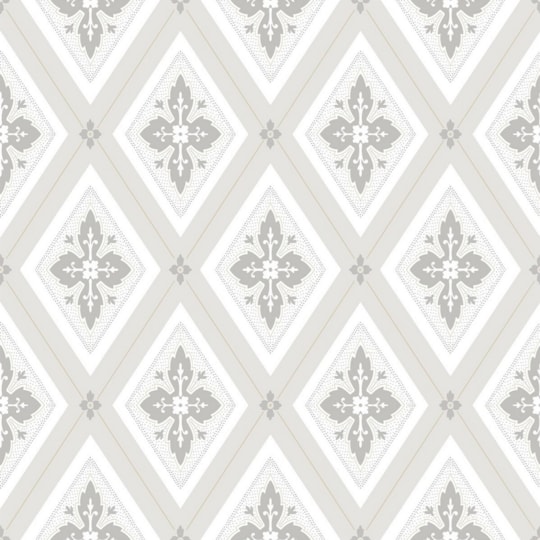 Tapet Flora Astrid, Grå 692-05