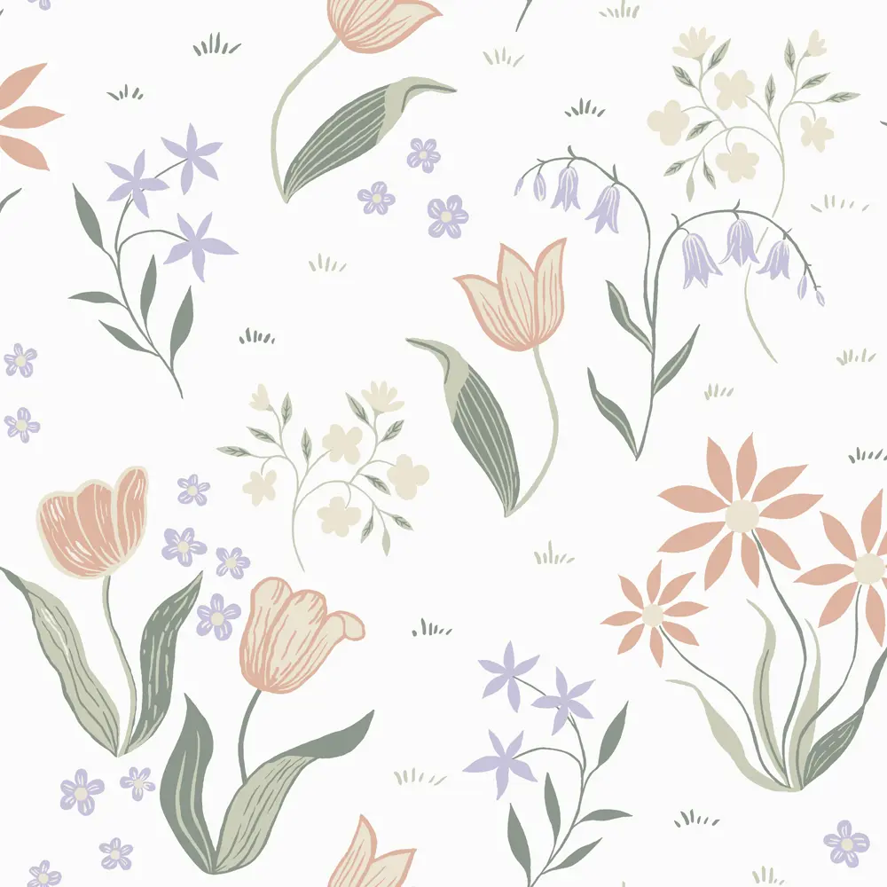 Tapet Långenäs Tulpandans 12316