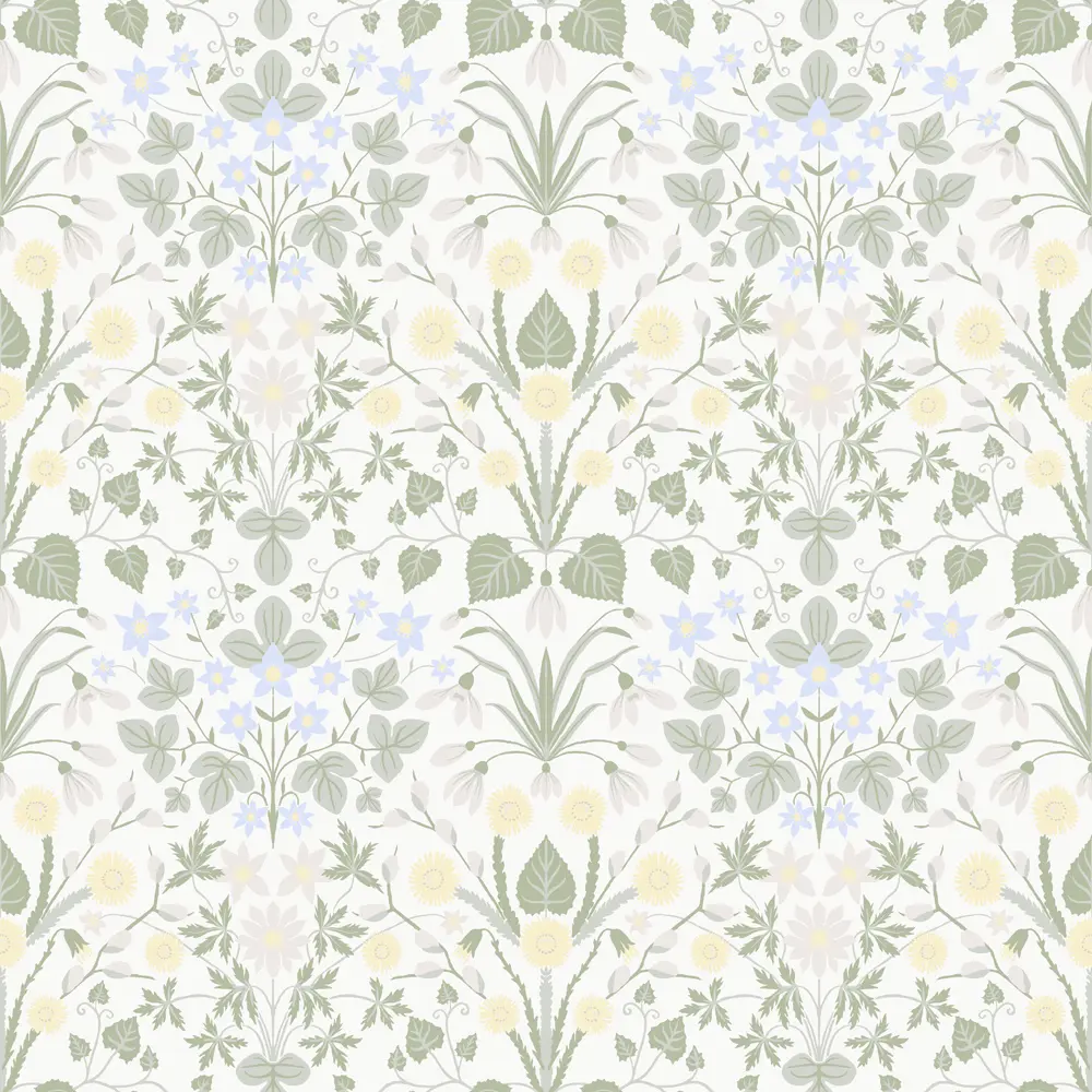 Tapet Långenäs Vårblommor 12317