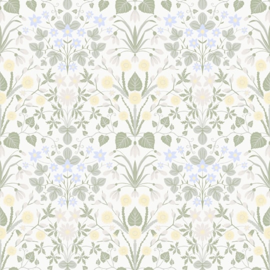 Tapet Långenäs Vårblommor 12317