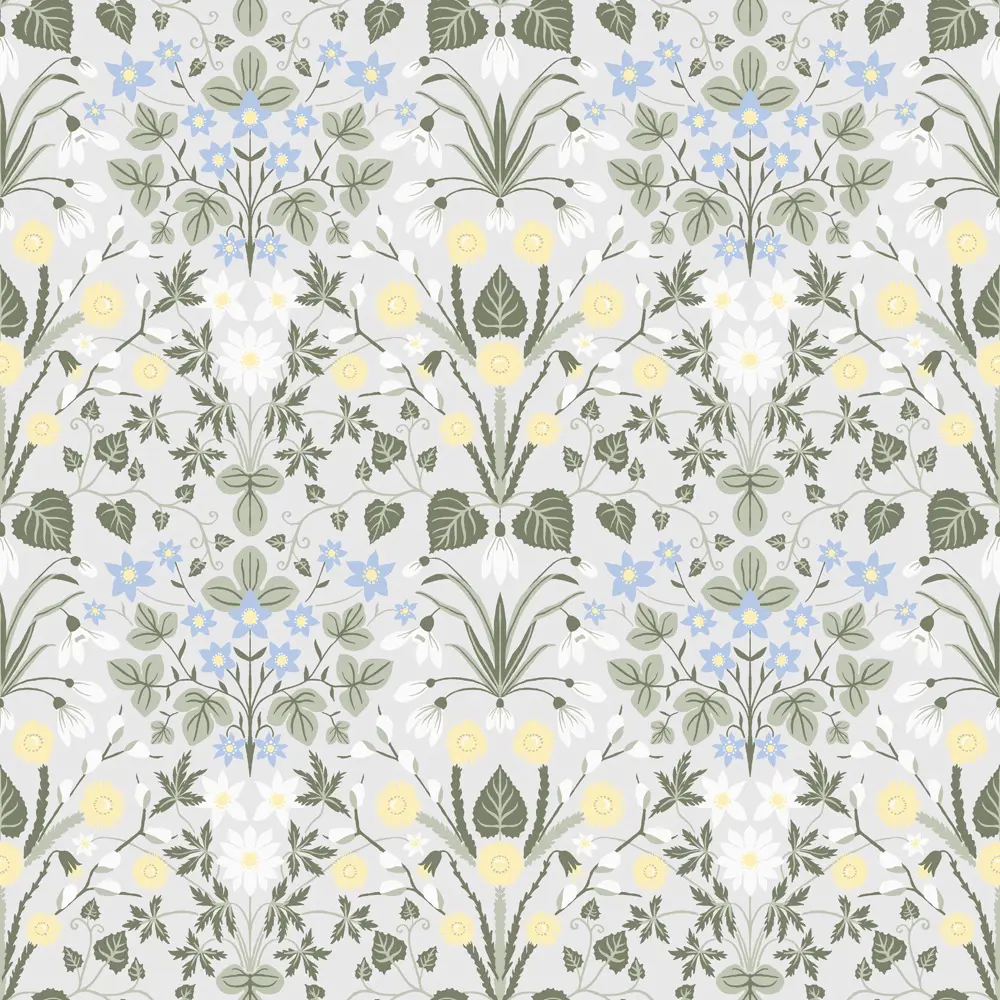 Tapet Långenäs Vårblommor 12318