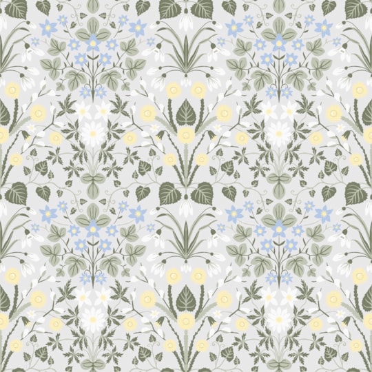 Tapet Långenäs Vårblommor 12318