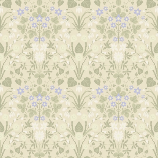 Tapet Långenäs Vårblommor 12319