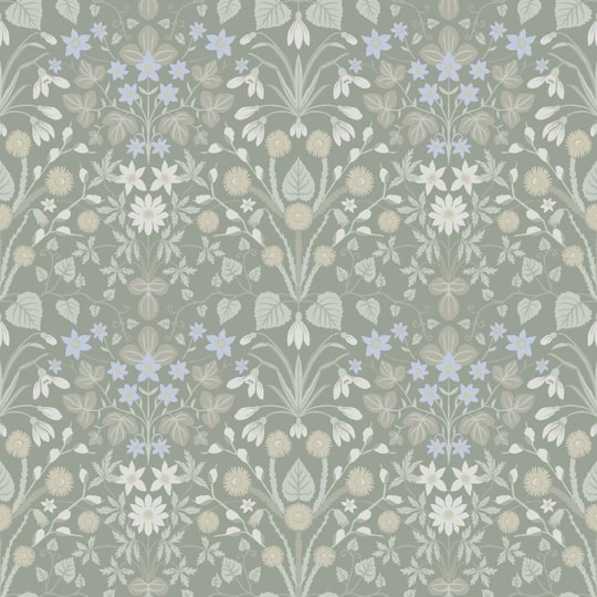 Tapet Långenäs Vårblommor 12320