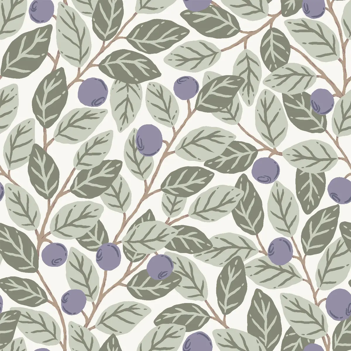 Tapet Klara o Tove Blåbär Stor 26015