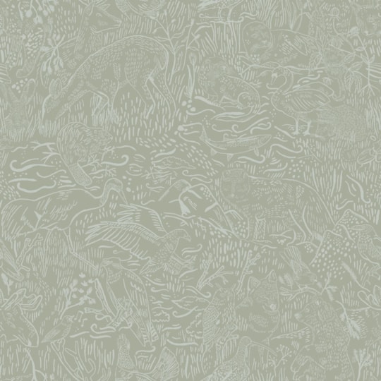 Tapet Klara o Tove Landskapsdjur 26017