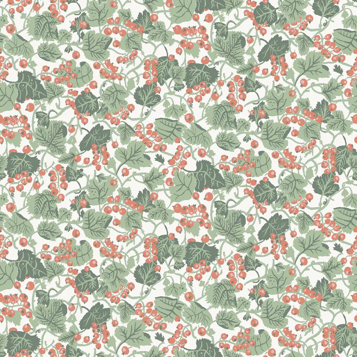 Tapet Klara o Tove Vinbärsplock 26018