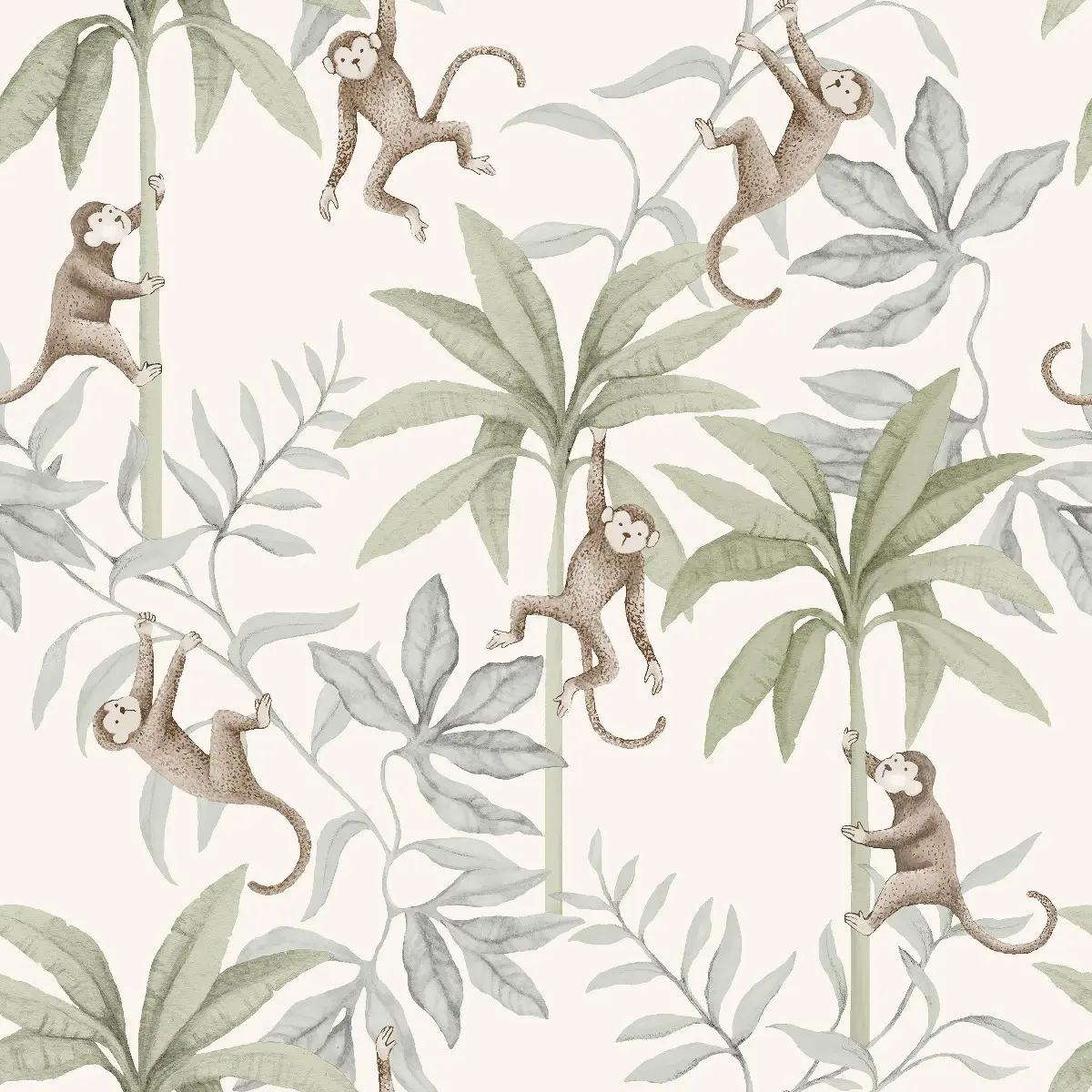 Tapet Newbie Wallpaper II Jungle Friends 6936