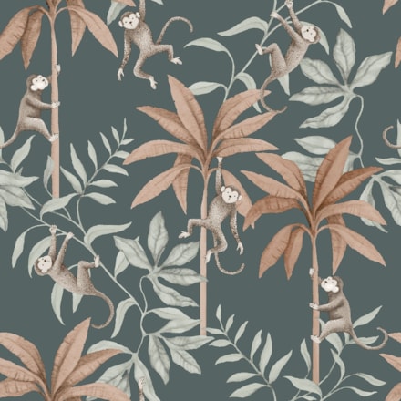 Tapet Newbie Wallpaper II Jungle Friends 6937