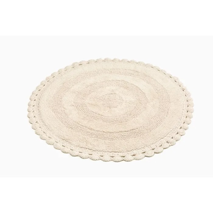 Badrumsmatta Rimini Rund Sand, 70cm