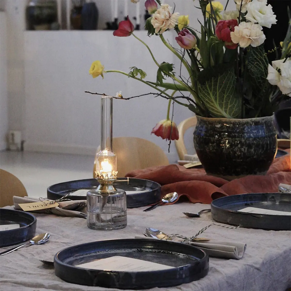 Fotogenlampa Rak Liten Transparent