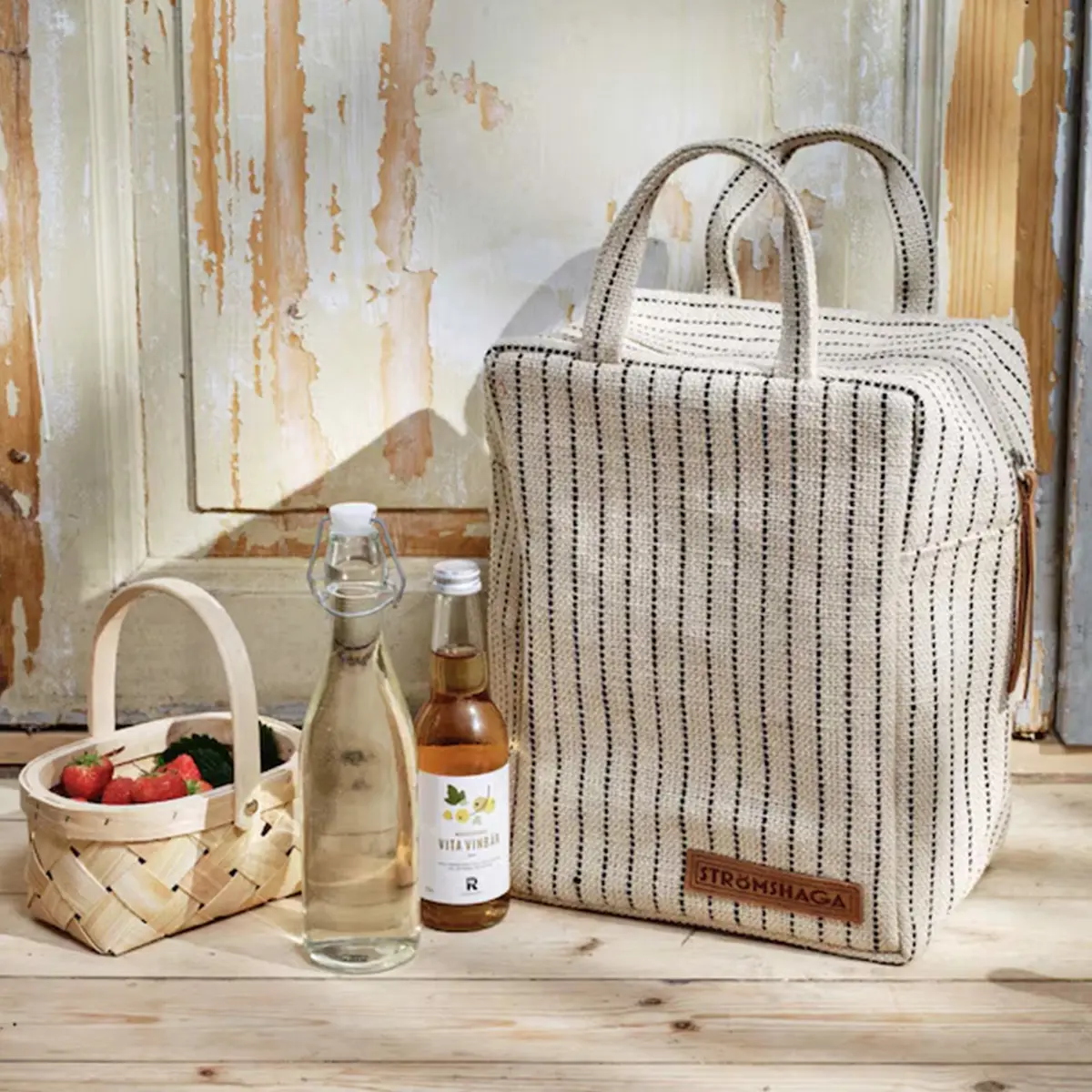 Kylväska Ellen Natur/svart