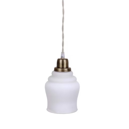Taklampa Selma E27 Antik Mässing