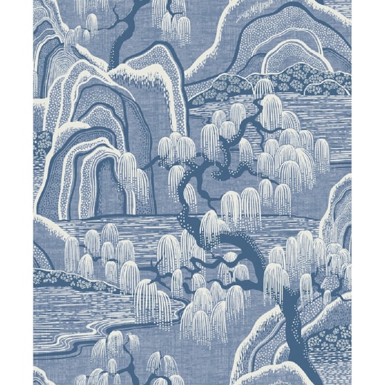 Tapet Blue & White Indigo Garden 6147