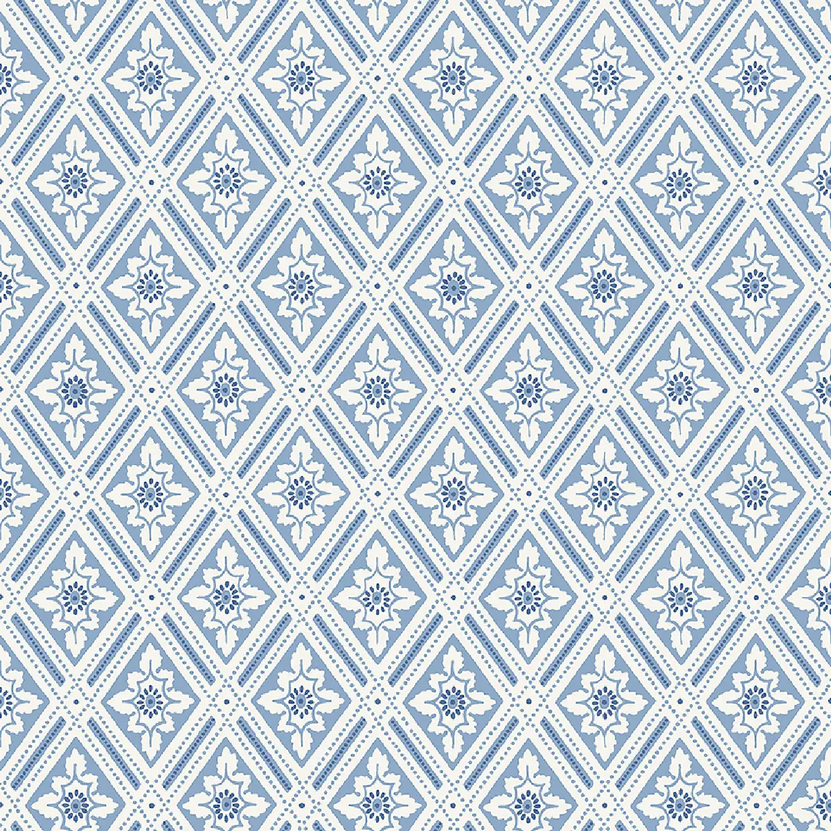 Tapet Blue & White Ester 6148