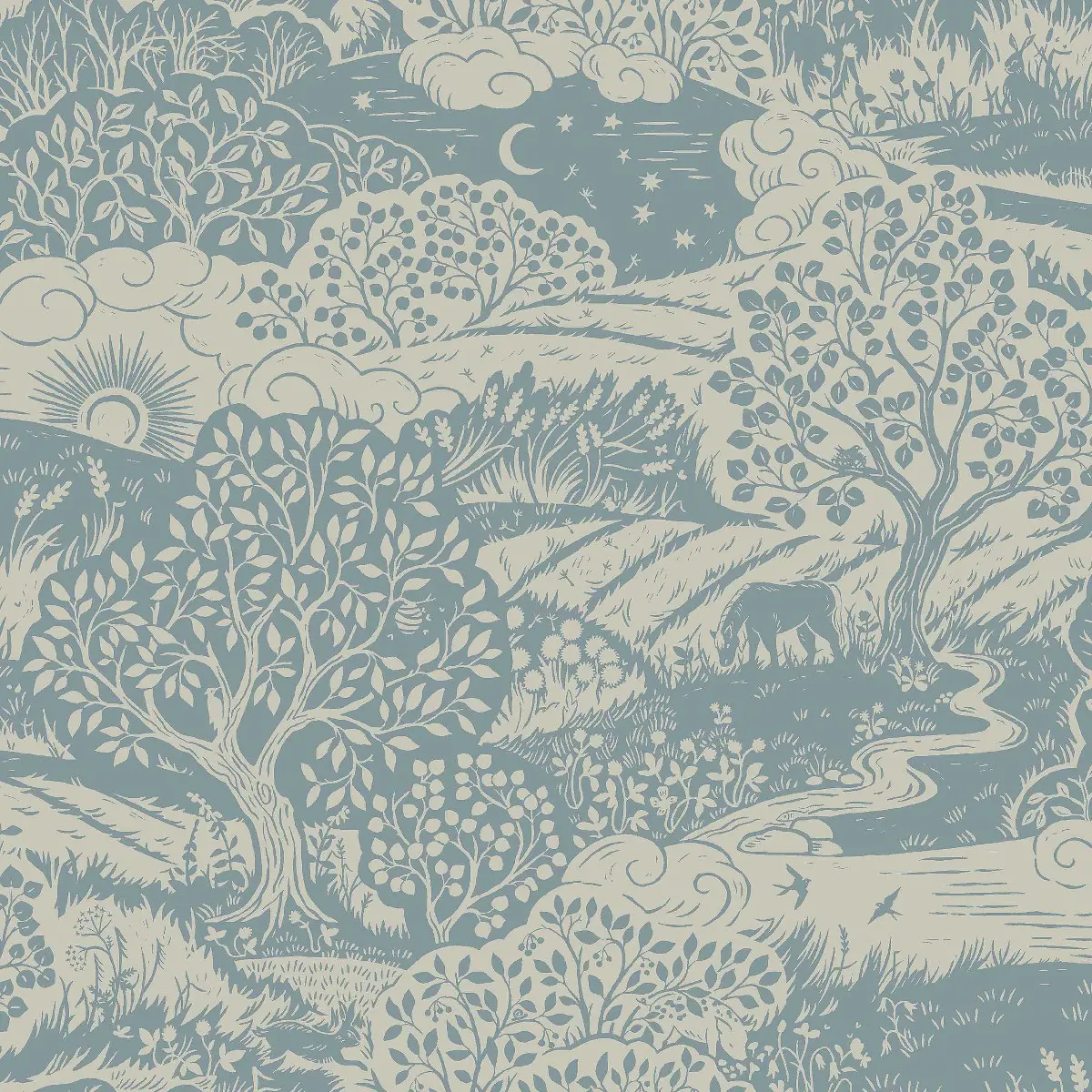 Tapet Nordic Folk Solängen 5828