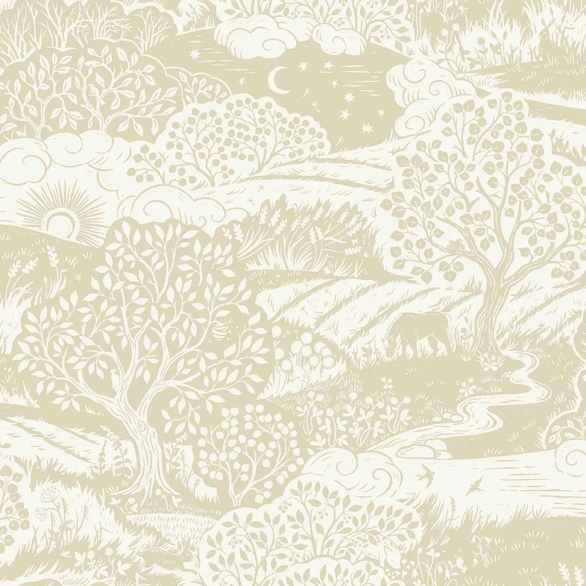 Tapet Nordic Folk Solängen 5829