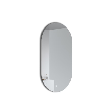 Spegel med belysning Oval