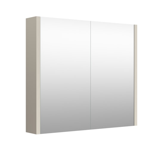 Spegelskåp Joy 80x65cm, Taupe