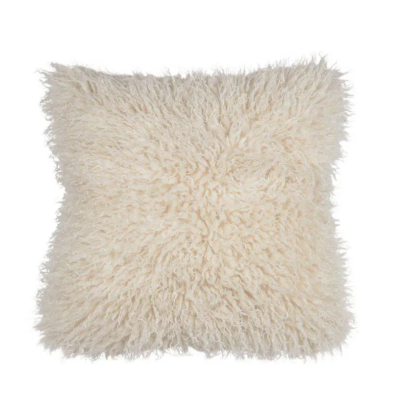 Kuddfodral Curly Off White, 48x48cm